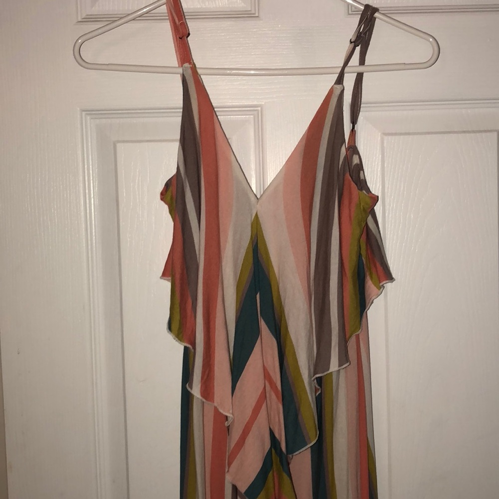 maxi striped dress